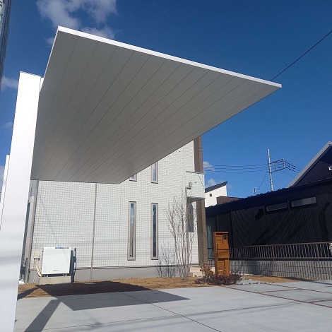 群馬県前橋市 カーポートSCのあるお家